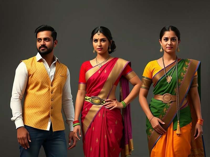 Free Fire Survival characters wearing Indian traditional outfits like kurta and saree