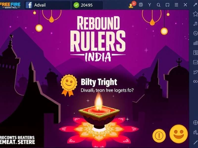 Free Fire Survival Diwali event with diya loot drops and rangoli healing zones